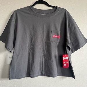 Budweiser Womans Budweiser T-shirt with front pocket size XL